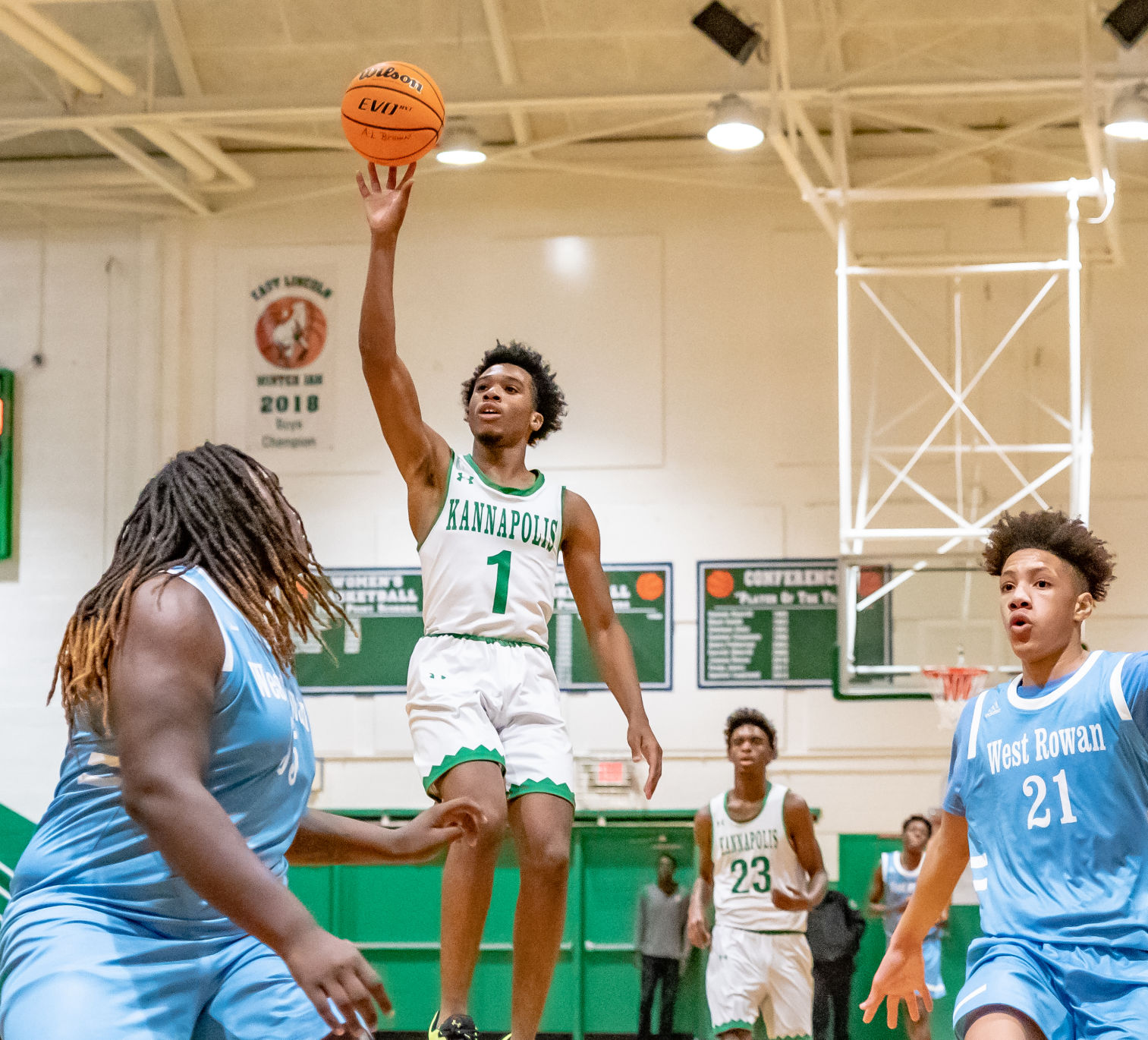 their home basketball game against West Rowan